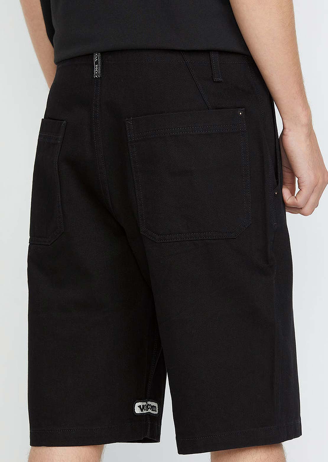 Volcom Men's Sawhorse Denim Shorts Black