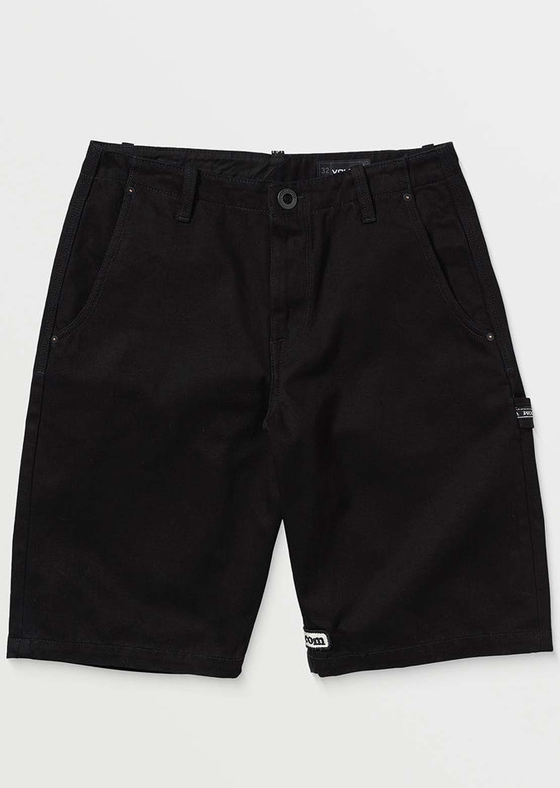 Volcom Men's Sawhorse Denim Shorts Black