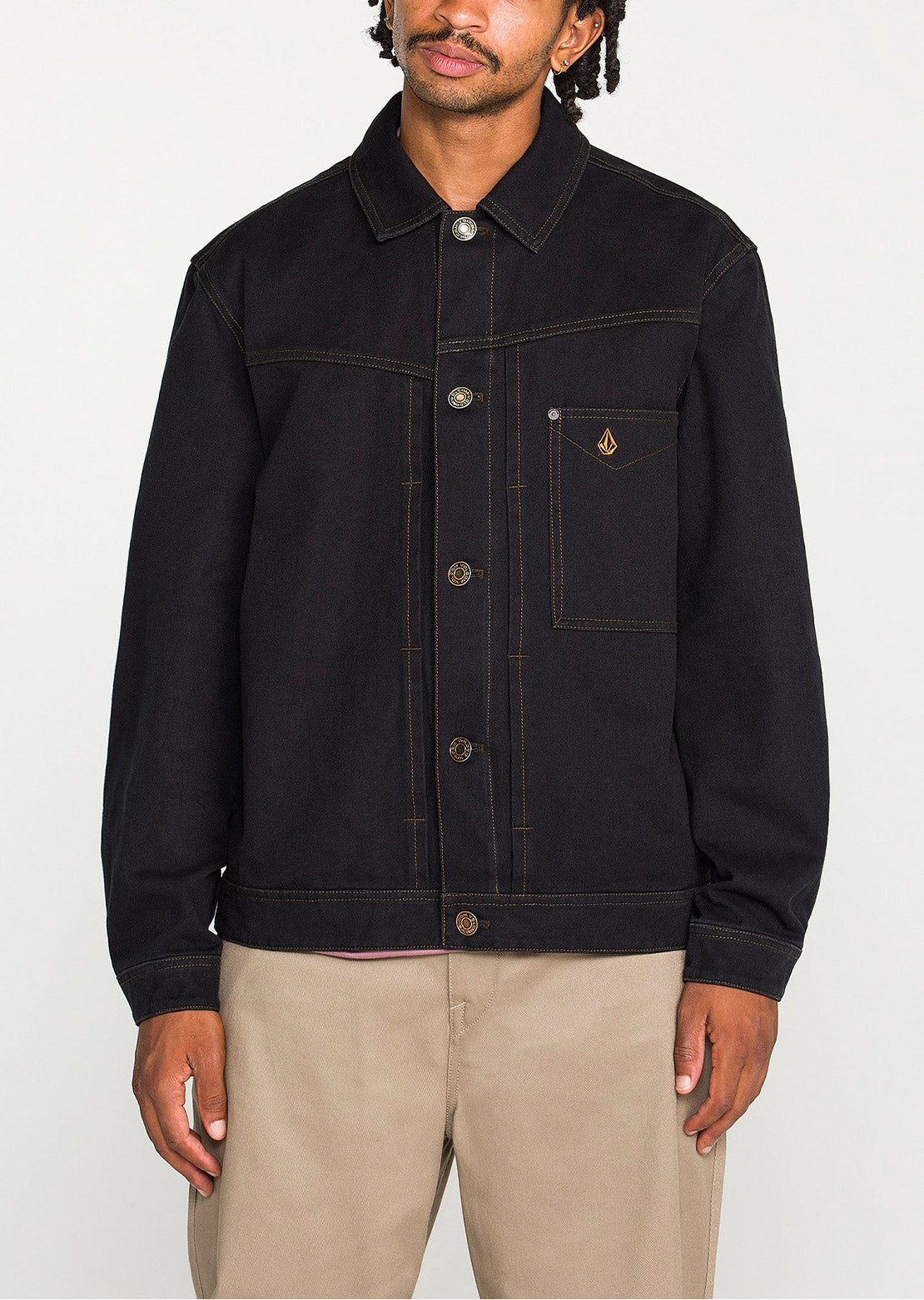Volcom Men's Slakers Jacket Antique Black