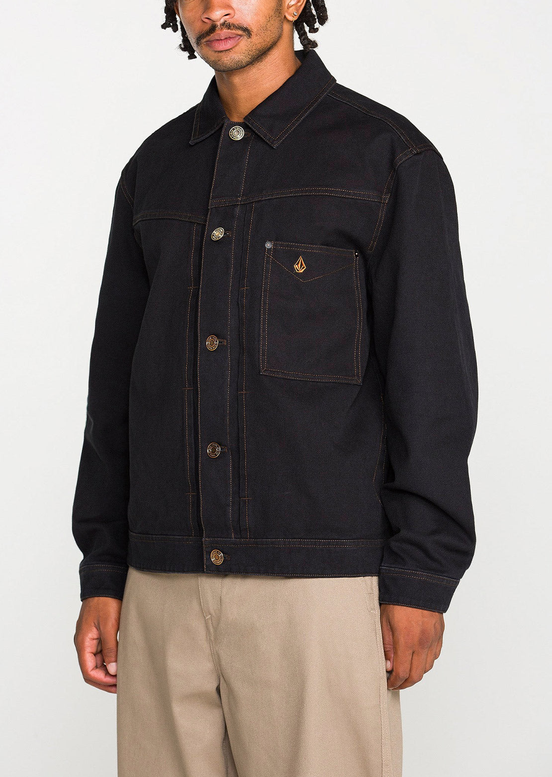 Volcom Men's Slakers Jacket Antique Black