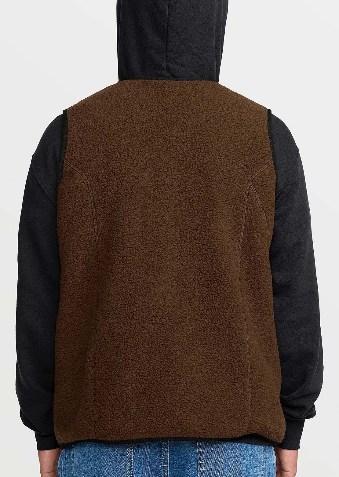 Volcom Men's Snowdrift Vest Brown