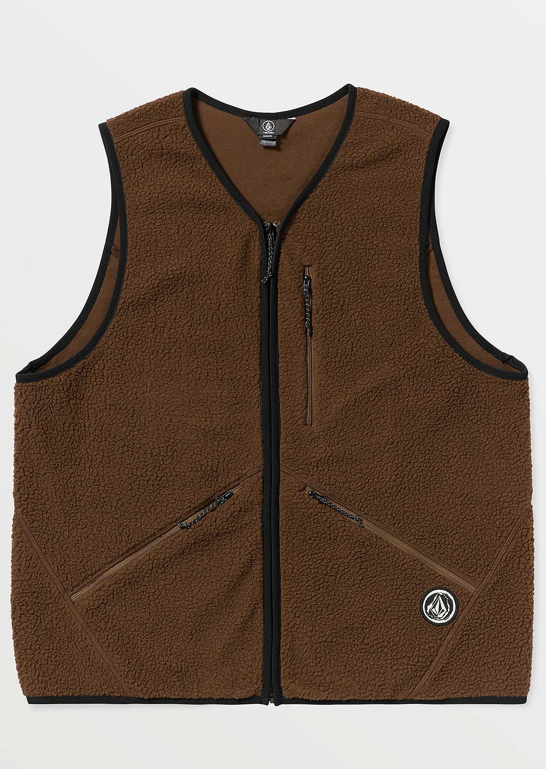 Volcom Men's Snowdrift Vest Brown