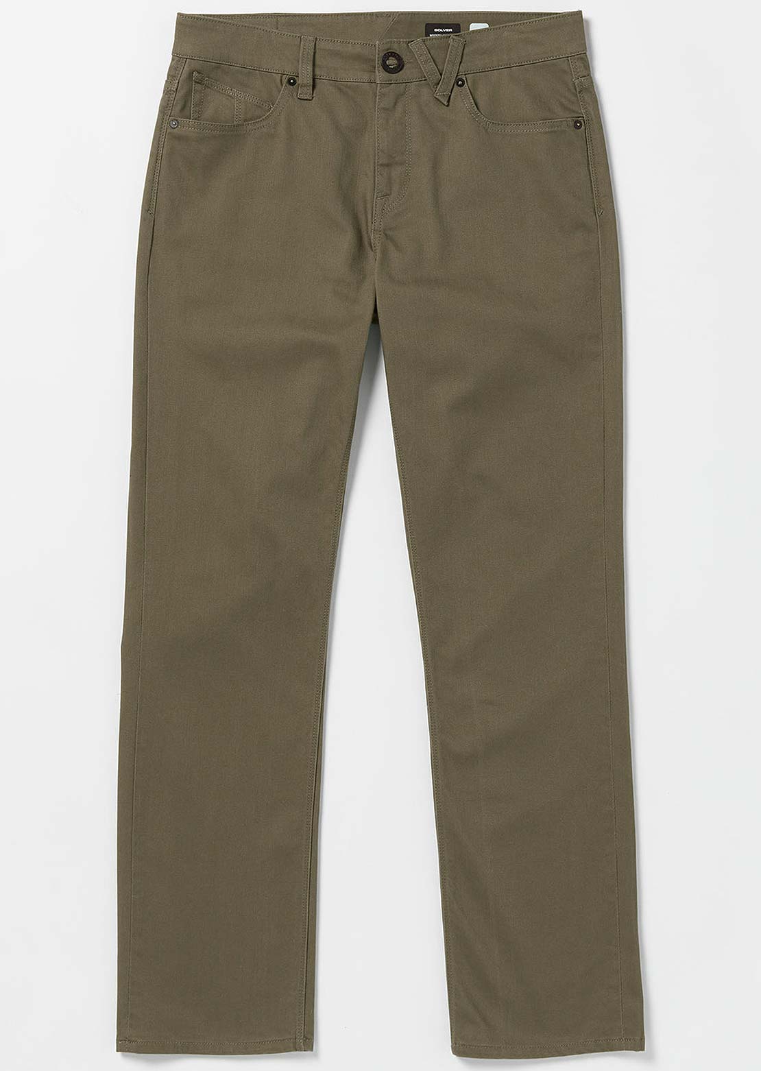 Volcom Men&#39;s Solver 5 Pocket Slub Pants Bison