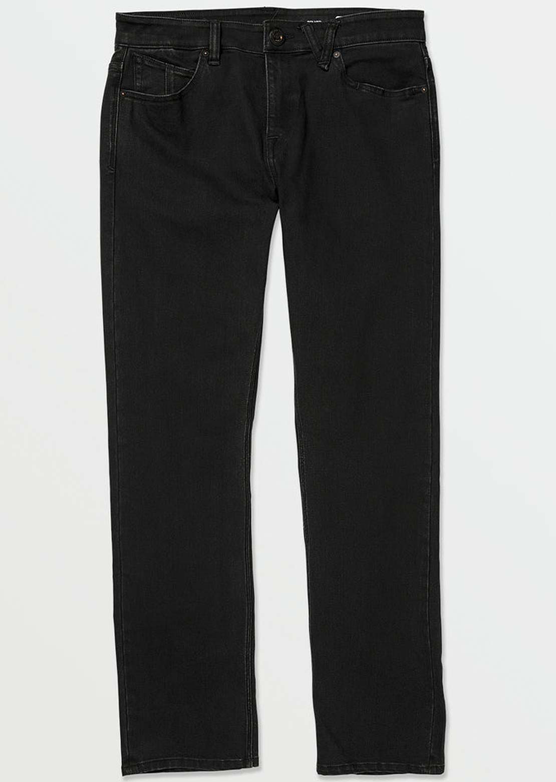 Volcom Men's Solver Denim Pant Black Out