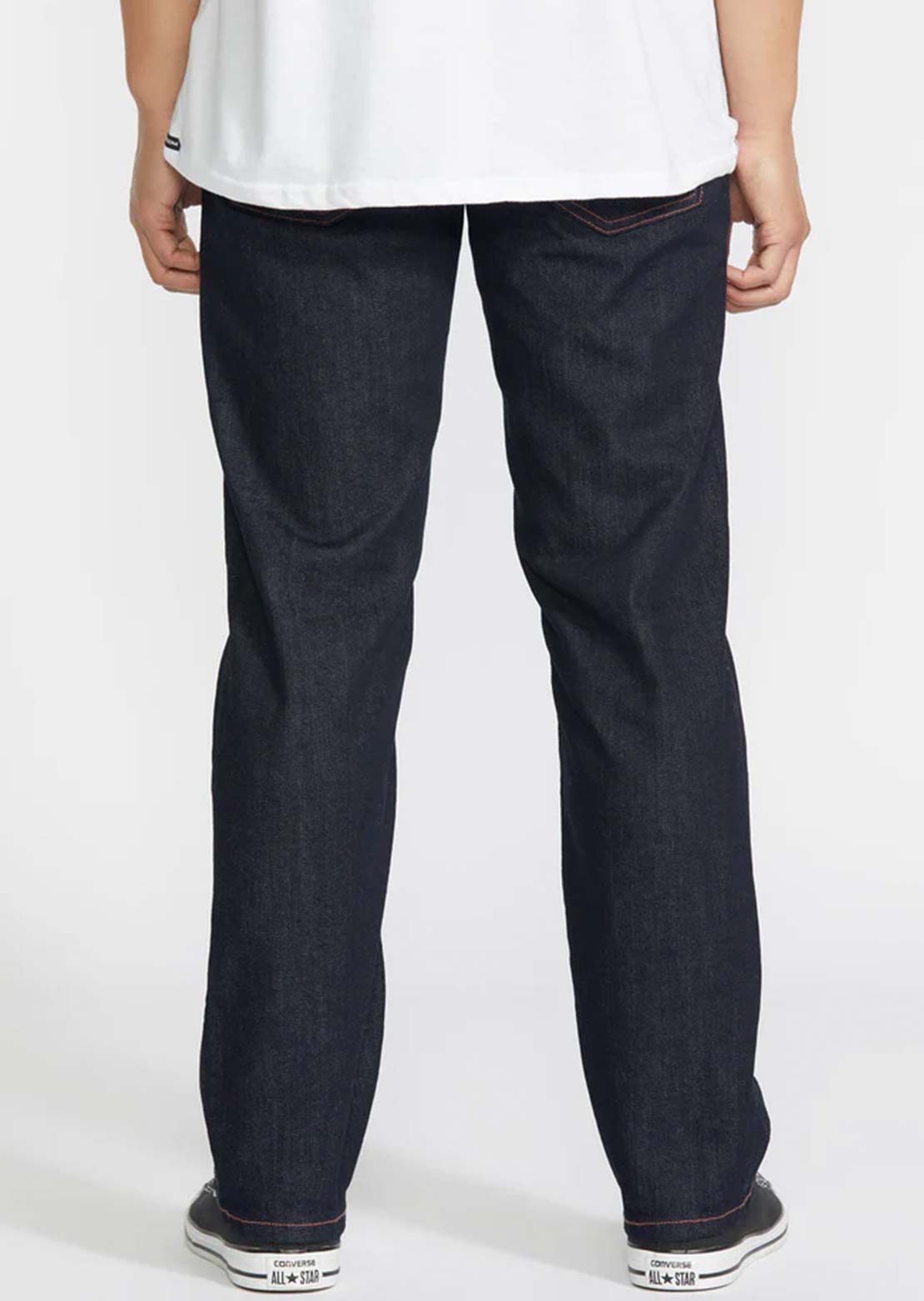 Volcom Men's Solver Denim Pants Rinse