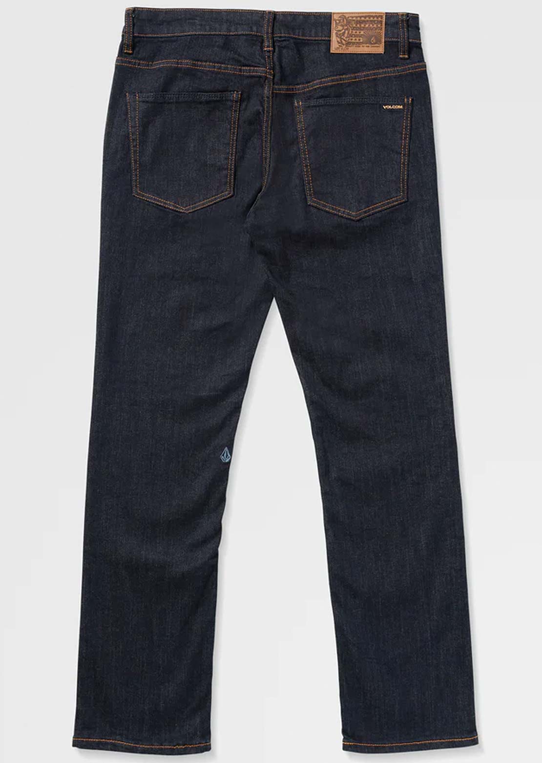 Volcom Men's Solver Denim Pants Rinse