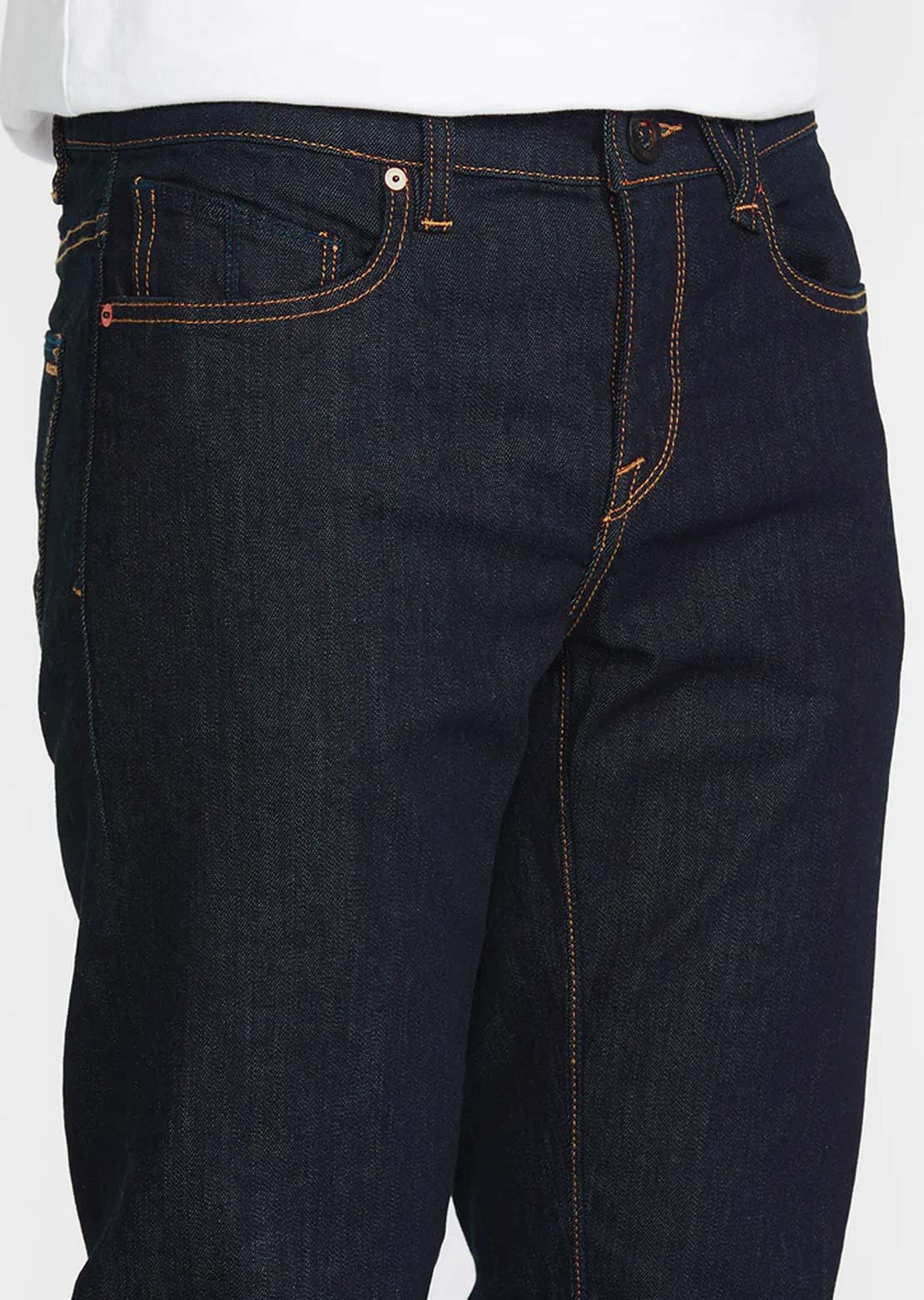 Volcom Men's Solver Denim Pants Rinse