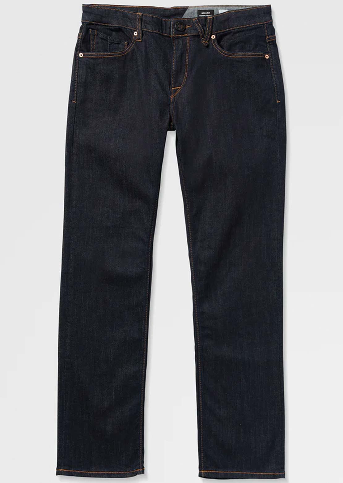 Volcom Men's Solver Denim Pants Rinse