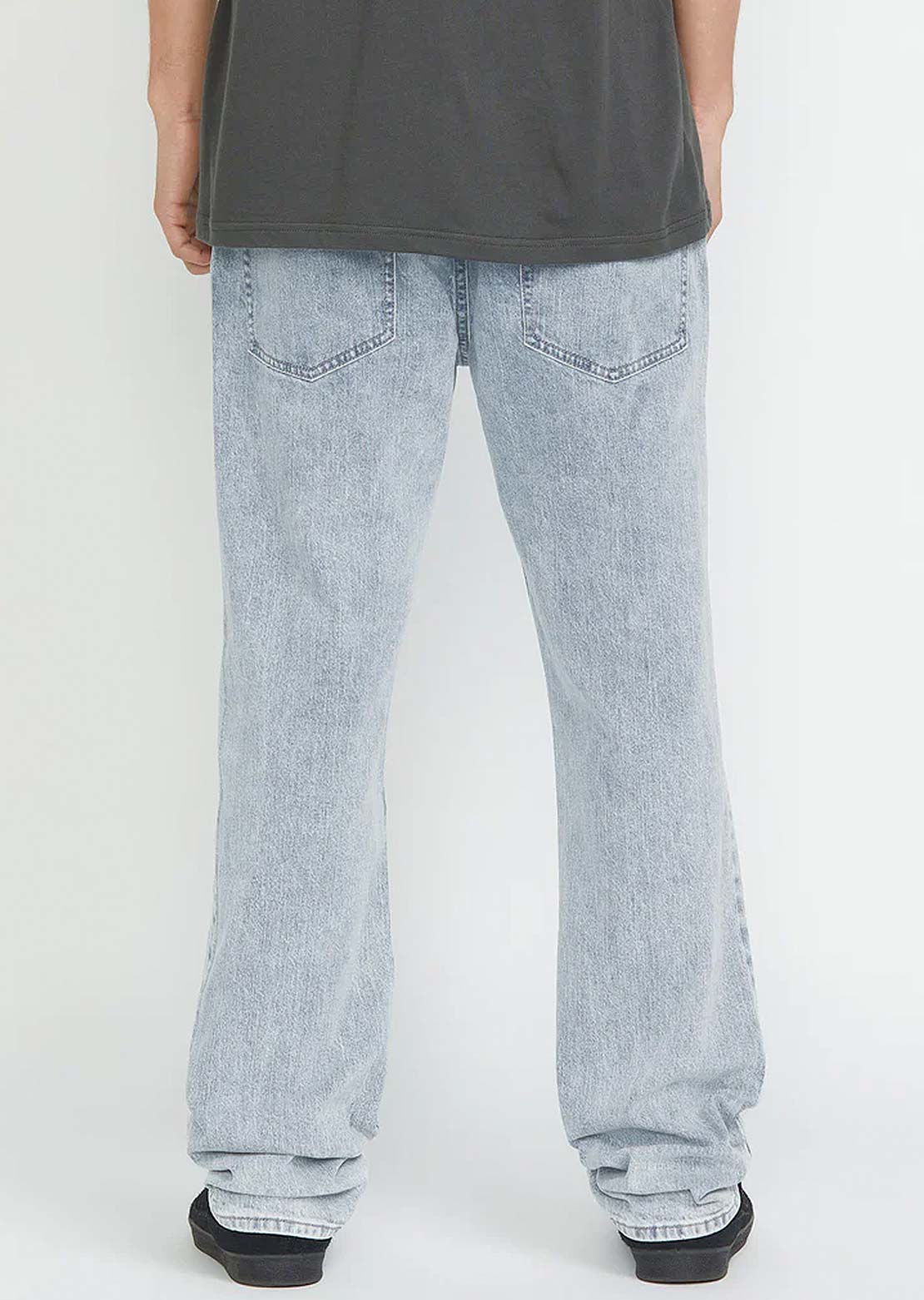 Volcom Men's Solver Denim Pants Carolina Blue