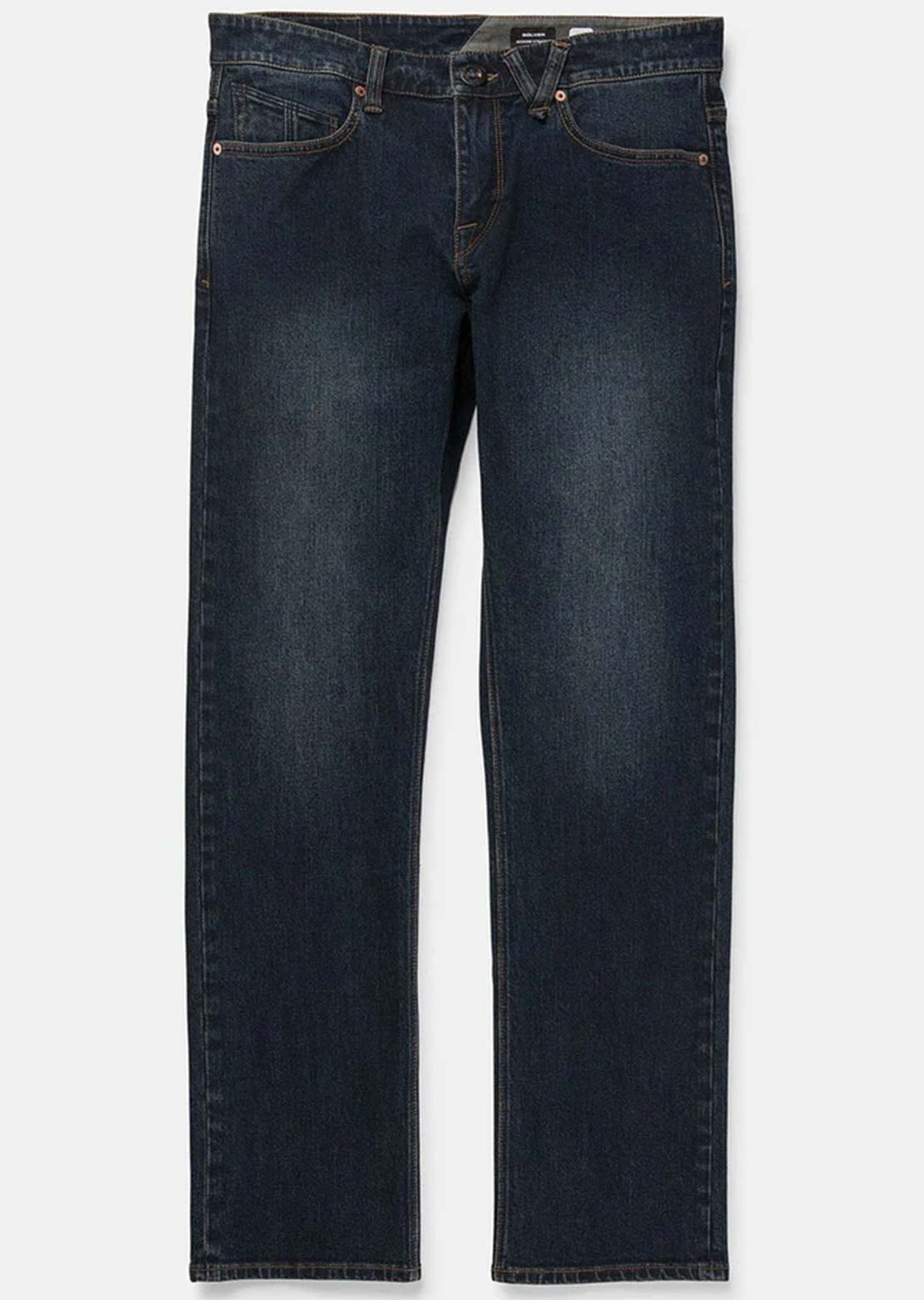 Volcom Men's Solver Denim Pants New Vintage Blue
