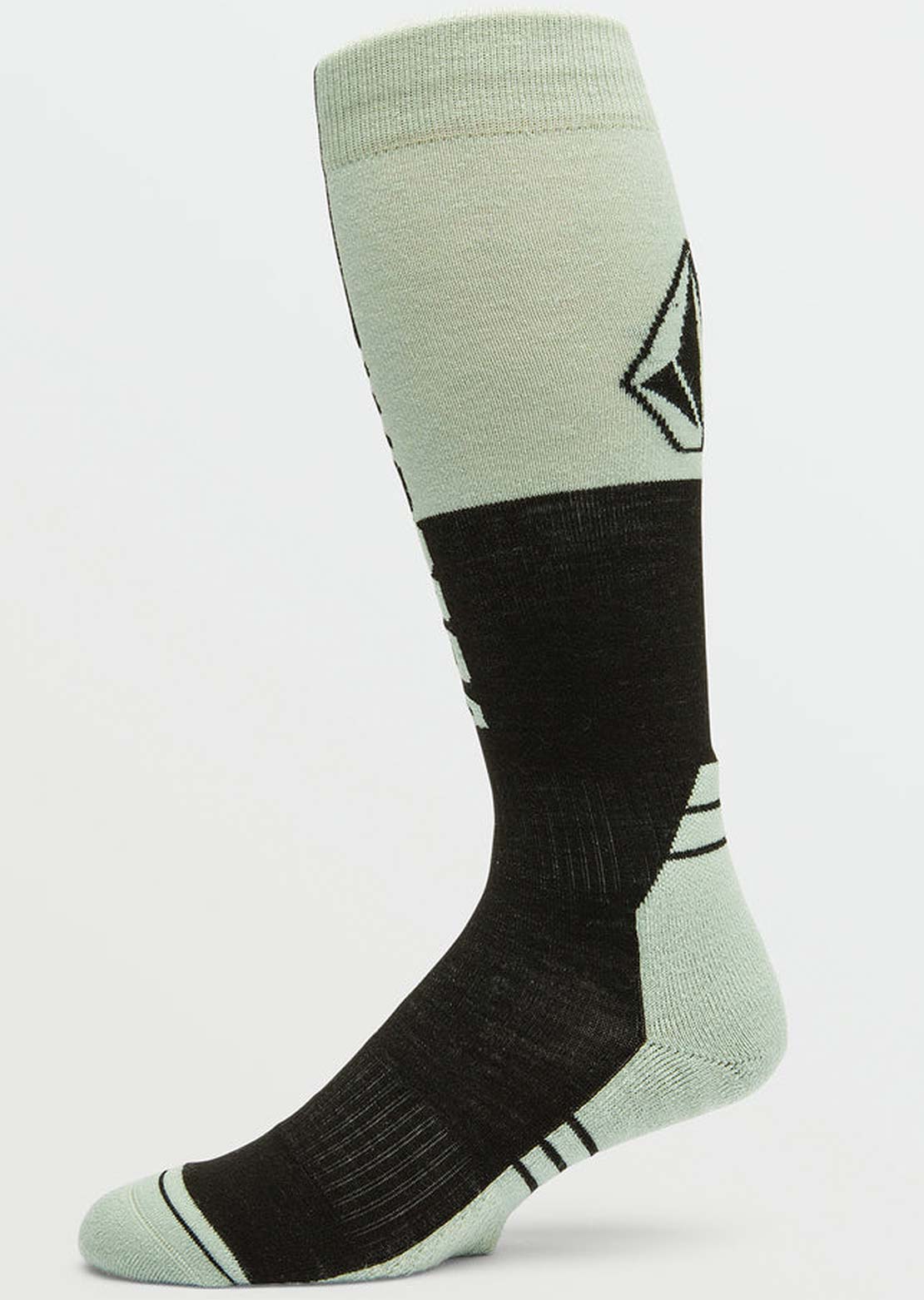 Volcom Men's Splitz Wool Blend OTC Socks Agave