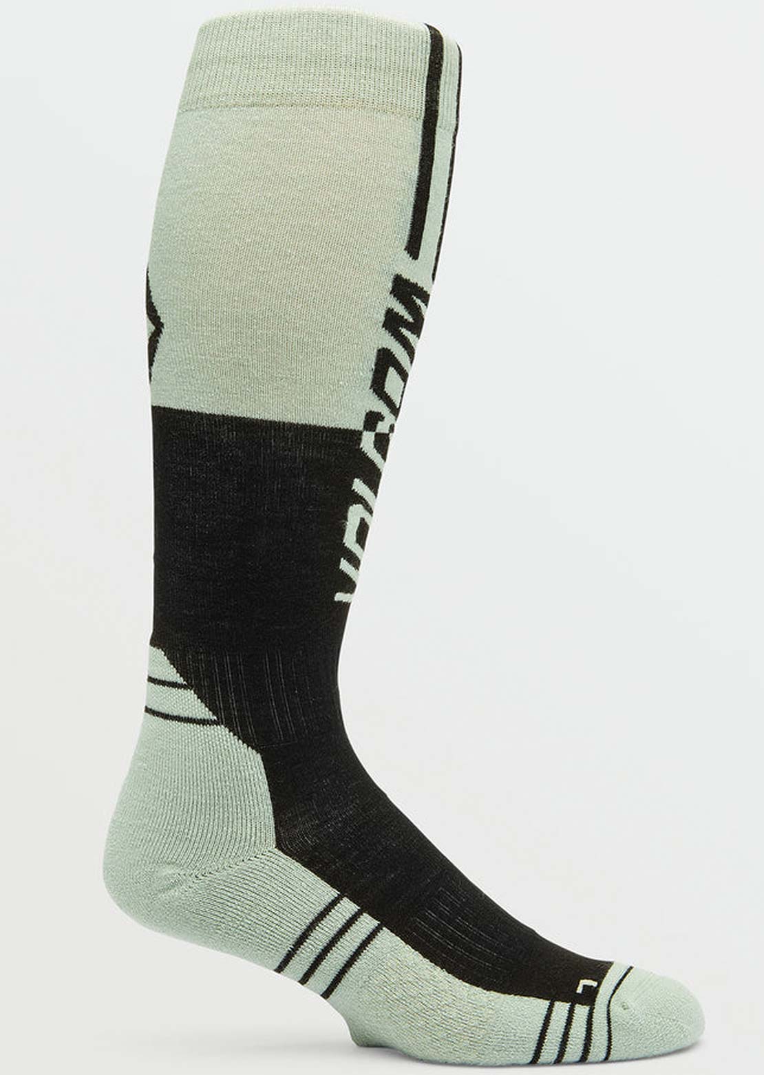 Volcom Men's Splitz Wool Blend OTC Socks Agave