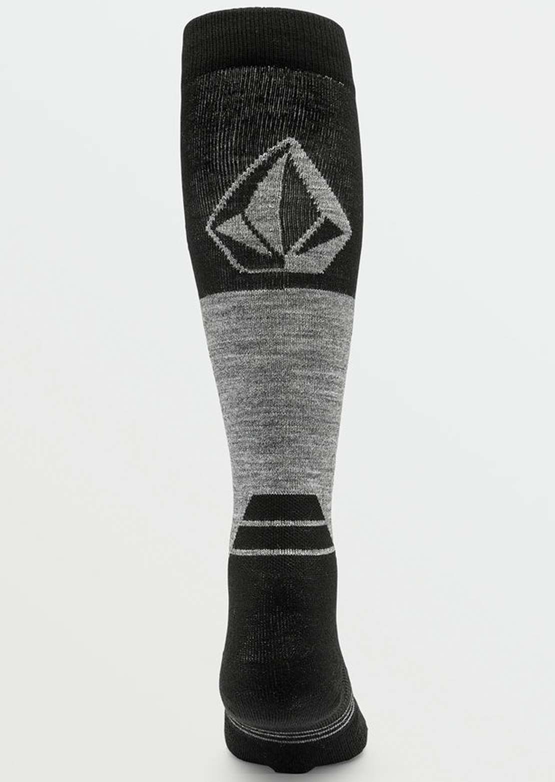Volcom Men's Splitz Wool Blend OTC Socks Heather Grey