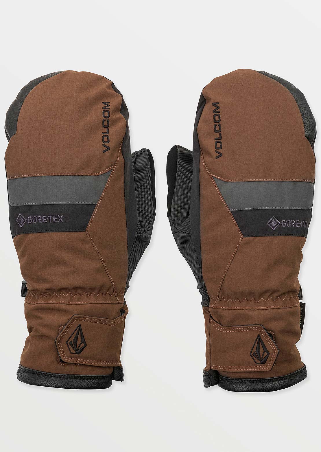 Volcom Men's Stay Dry GORE-TEX Mitts Brown