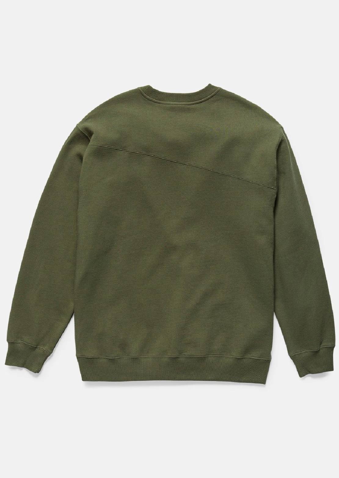 Volcom Men's Stone Cruiser Crewneck Fleece Squadron Green