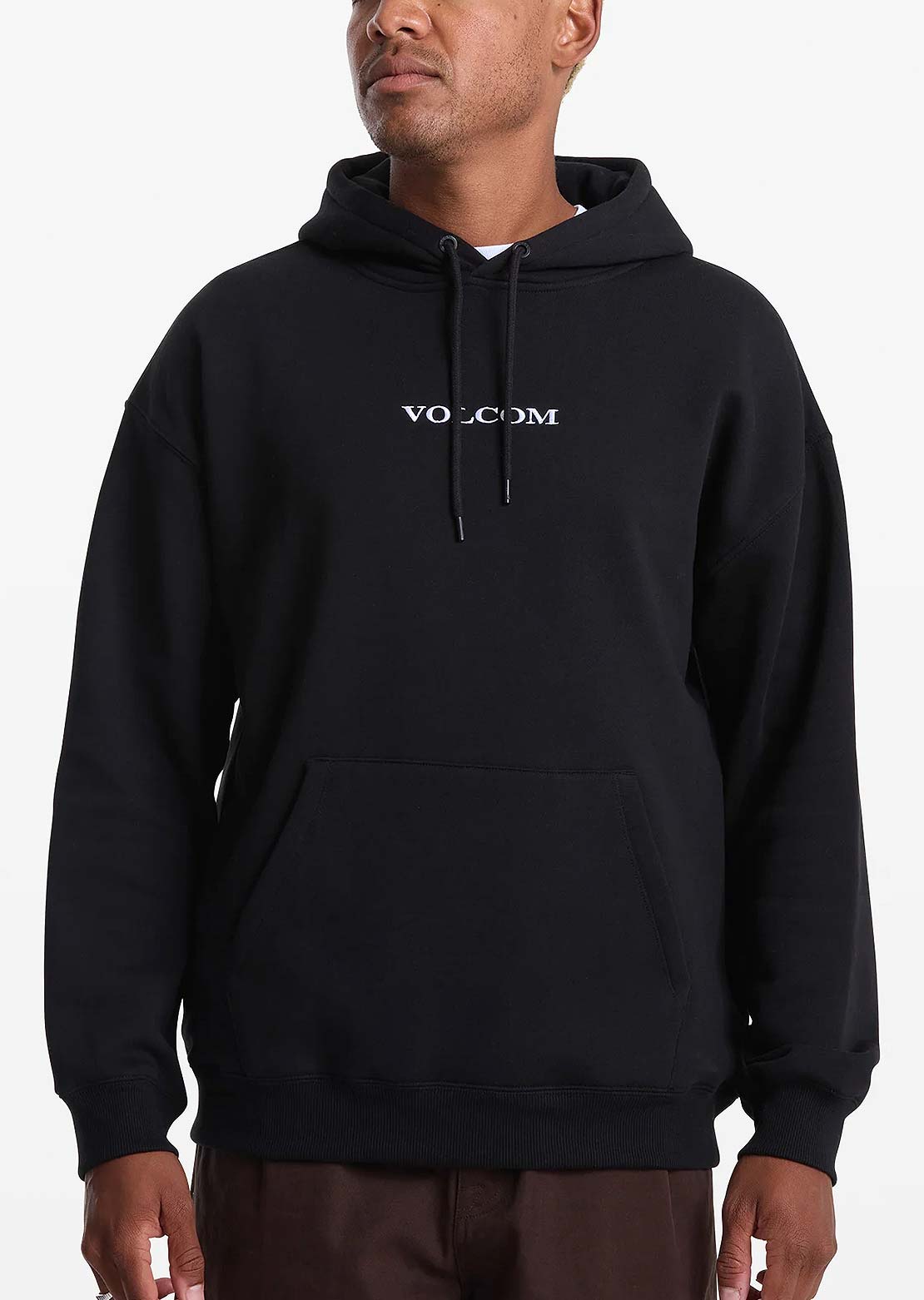 Volcom Men's Stone Pullover Hood Black