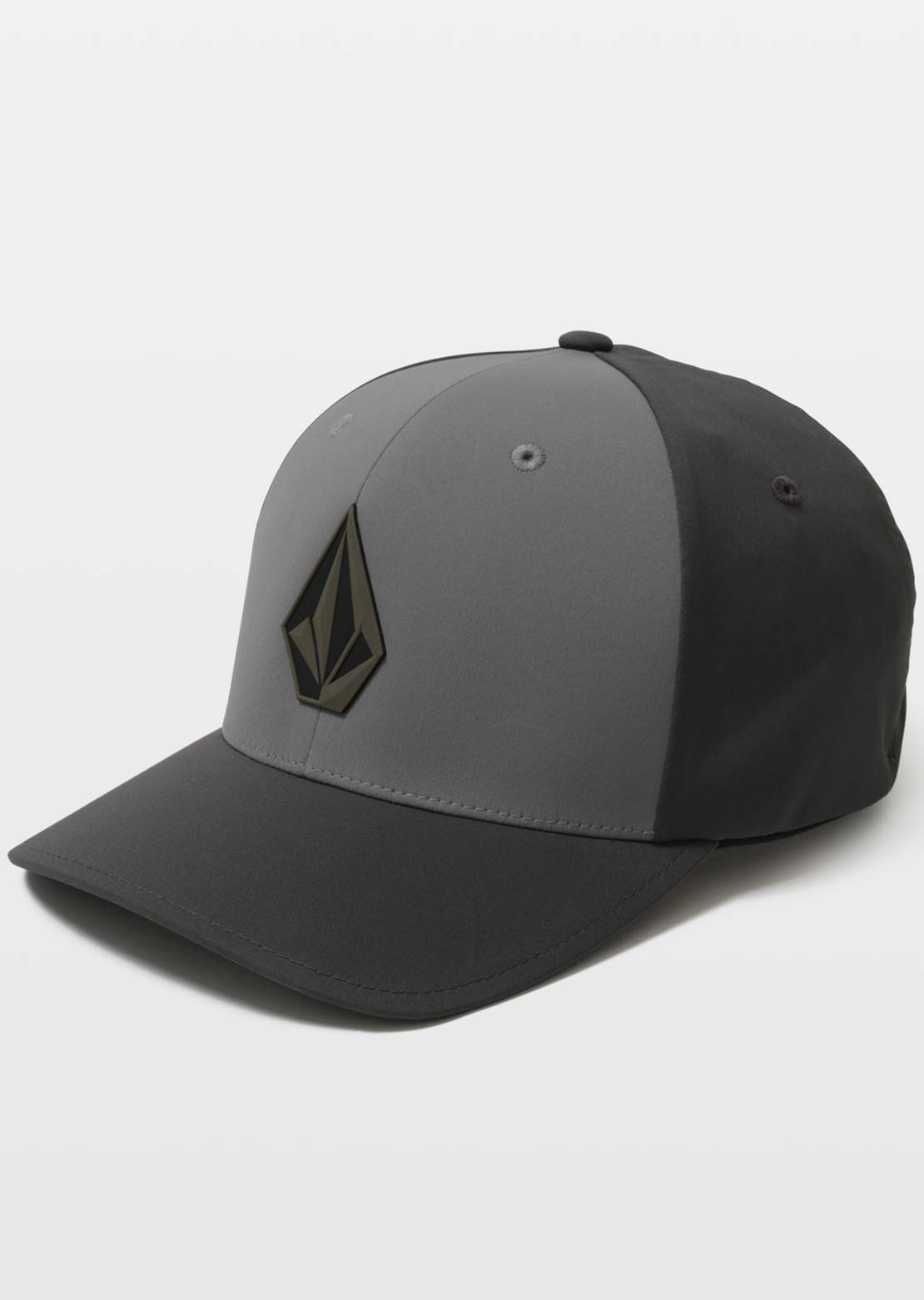 Volcom Men's Stone Tech Flexfit Delta Cap Doeskin