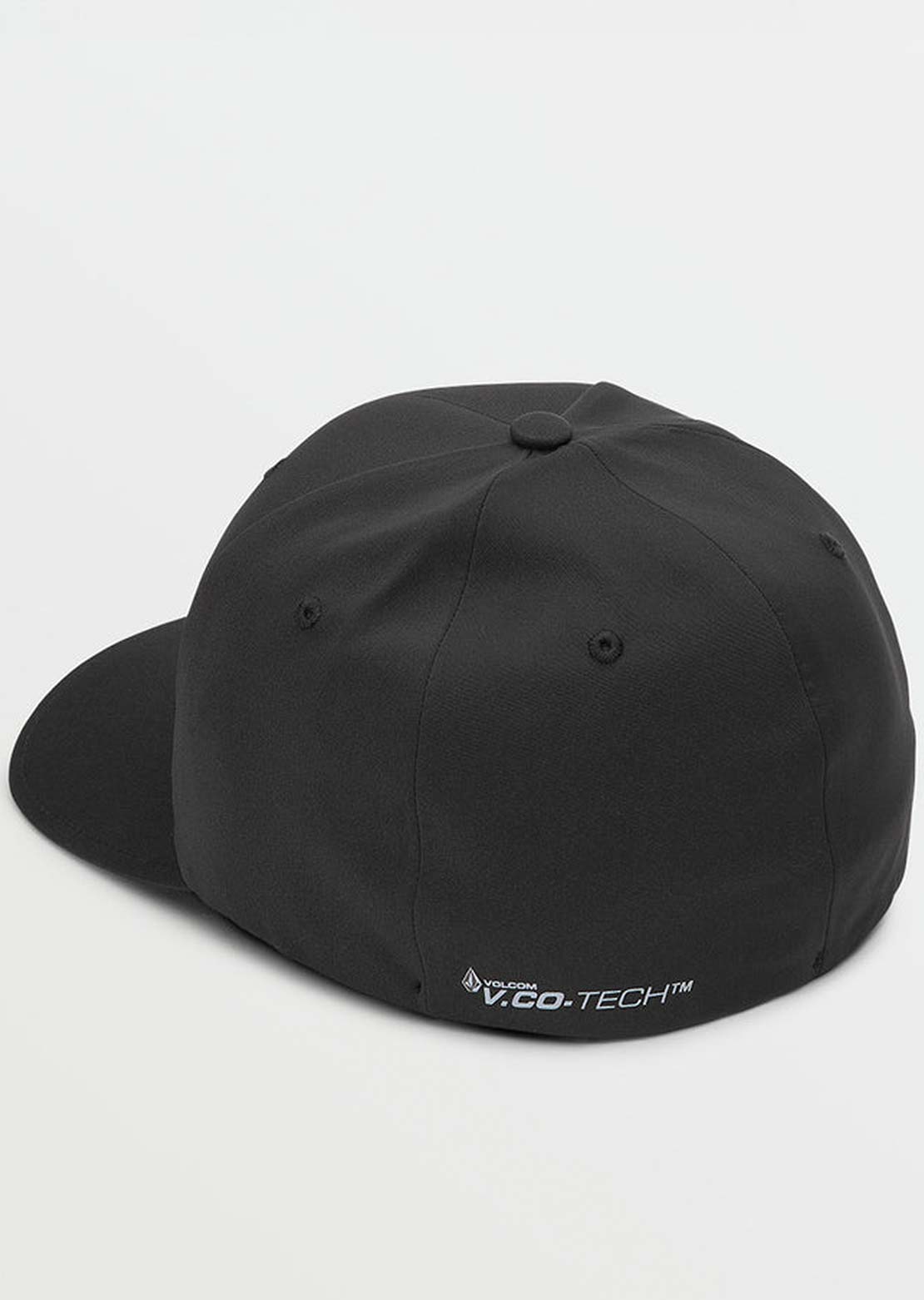 Volcom Men&#39;s Stone Tech Flexfit Delta Cap Black