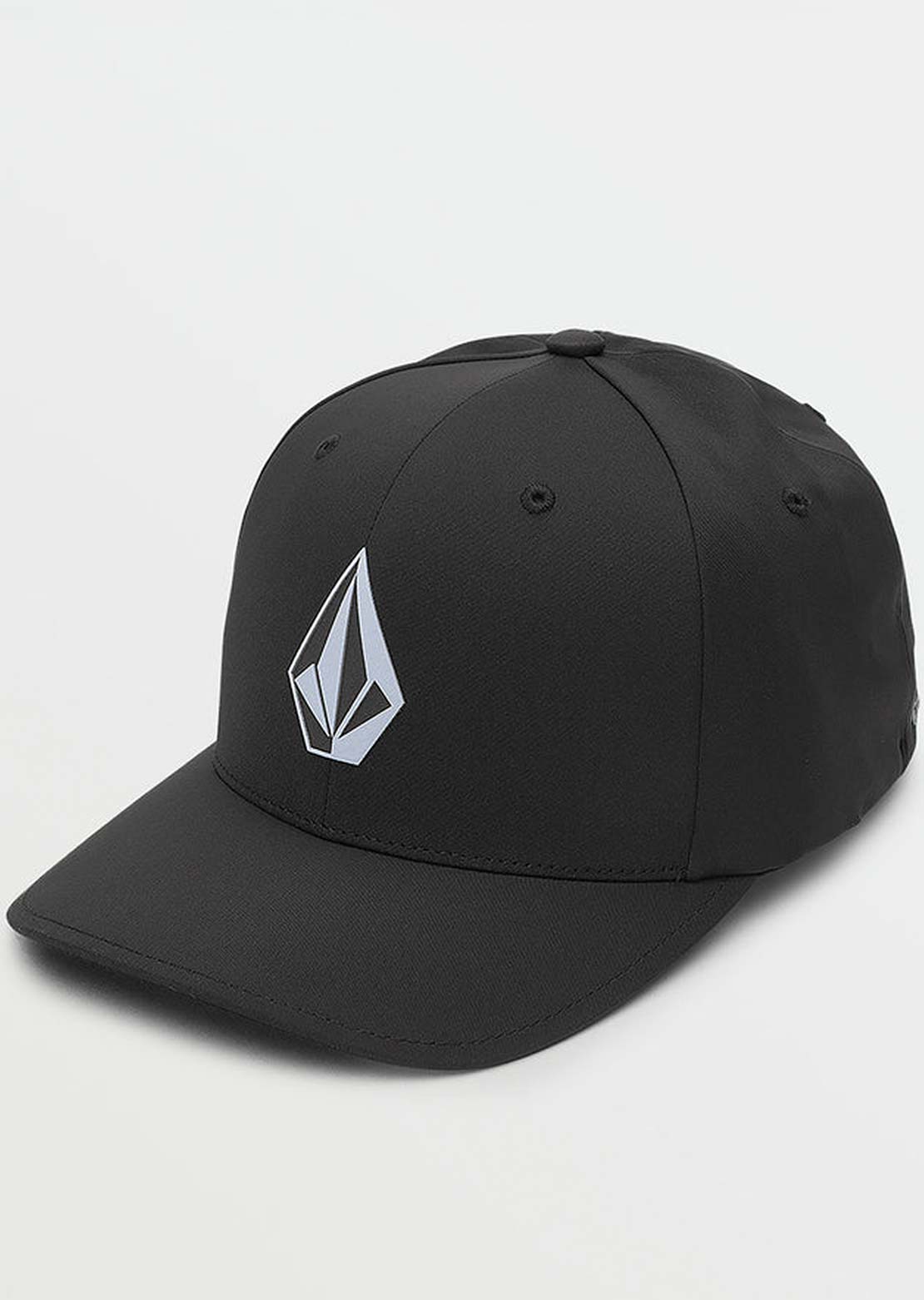 Volcom Men&#39;s Stone Tech Flexfit Delta Cap Black