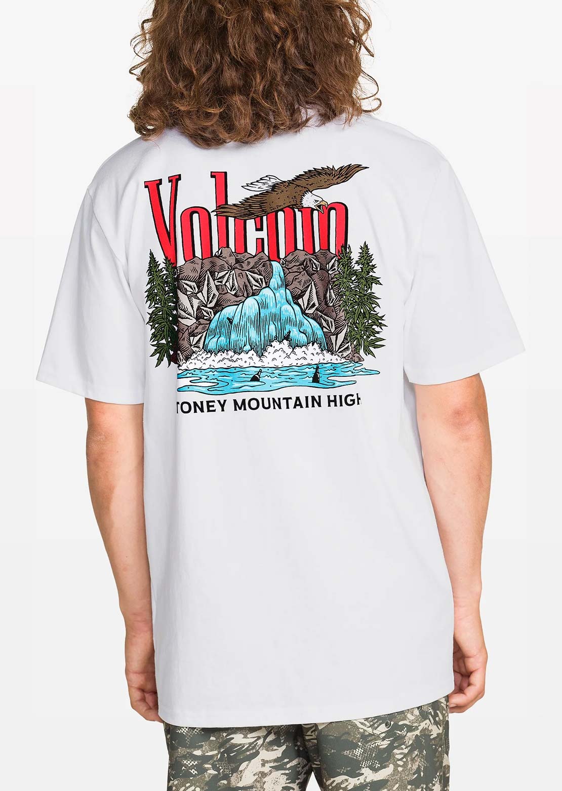 Volcom Men's Stoney Mountain T-Shirt White