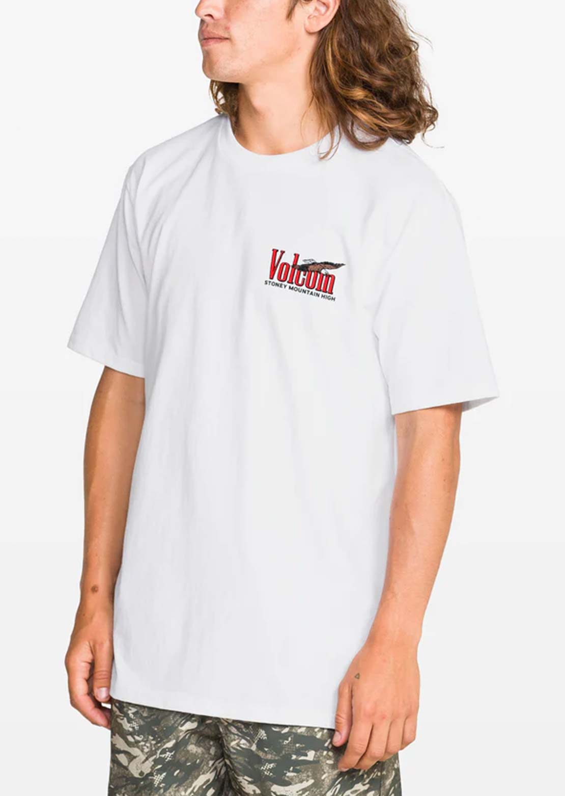 Volcom Men's Stoney Mountain T-Shirt White