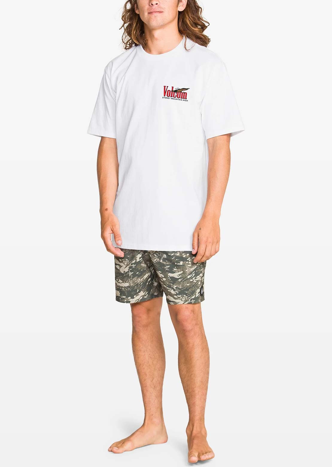 Volcom Men's Stoney Mountain T-Shirt White