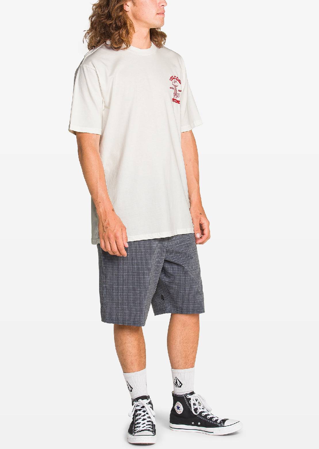 Volcom Men's Temptations T-Shirt Off White