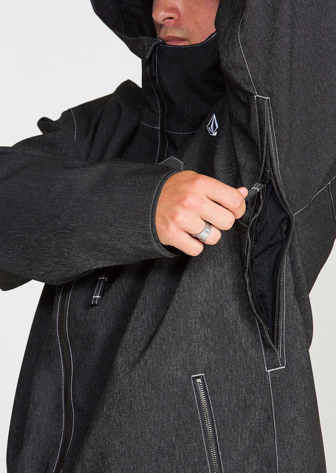 Volcom Hommes Top Stitch Manteau
