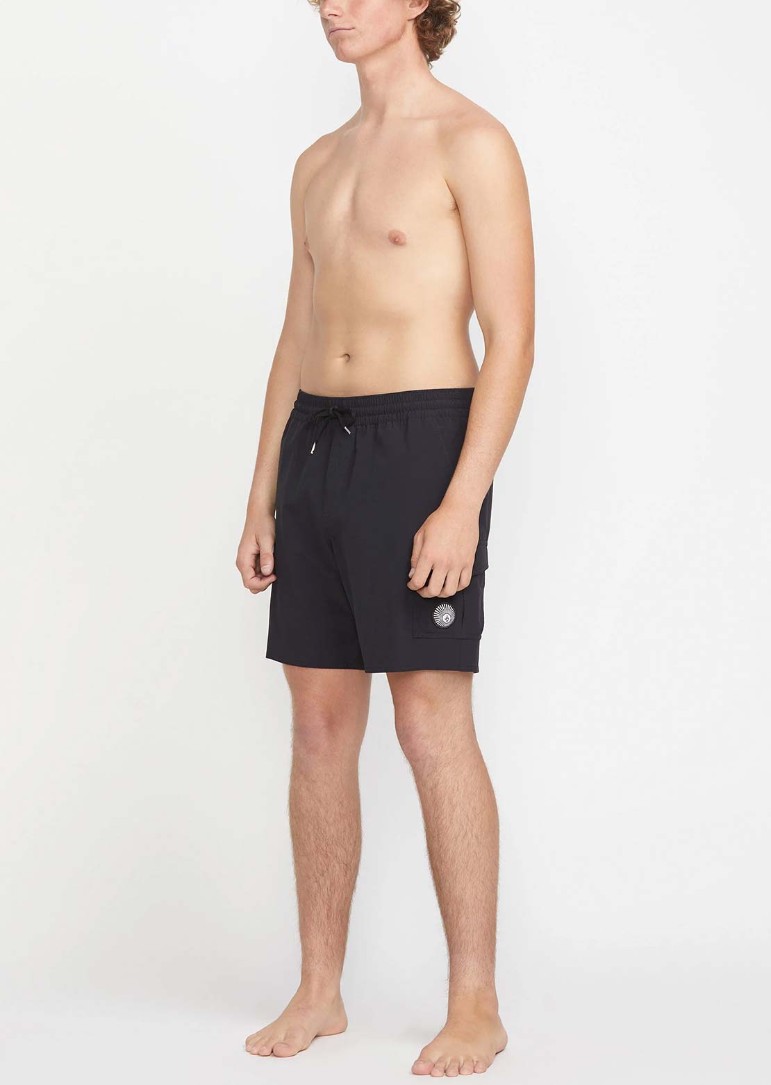 Volcom Men's Truly Liberators 17" Boardshorts Black