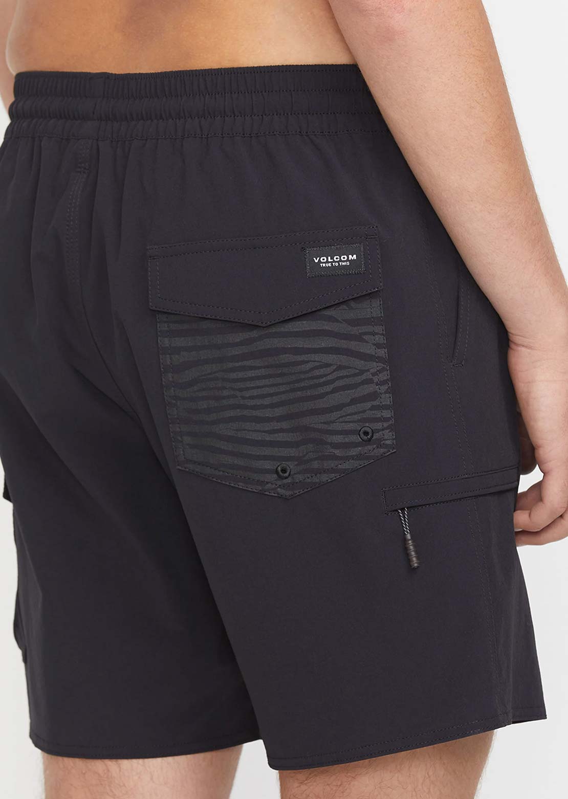 Volcom Men's Truly Liberators 17" Boardshorts Black