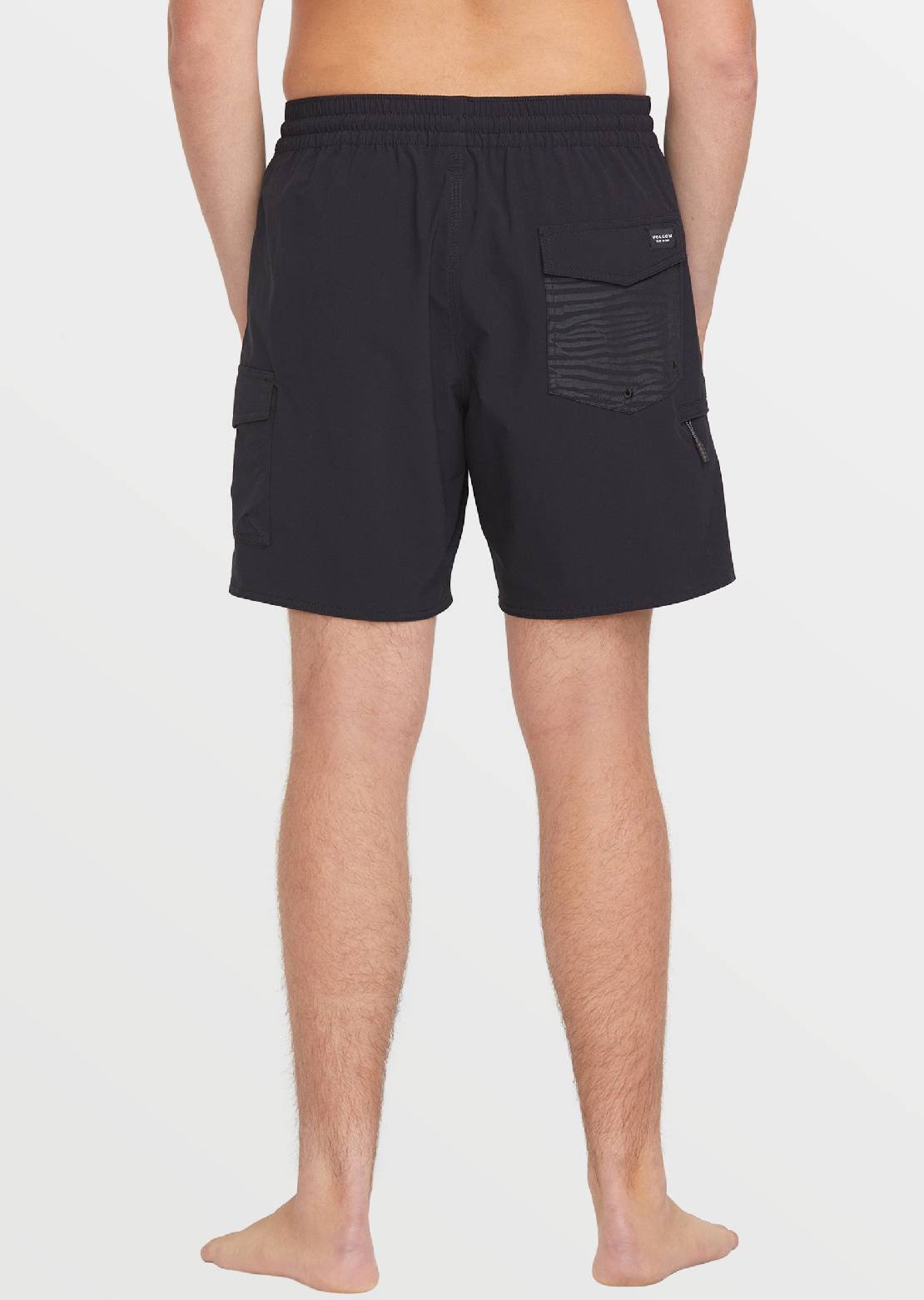 Volcom Men's Truly Liberators 17 Trunk Shorts Black