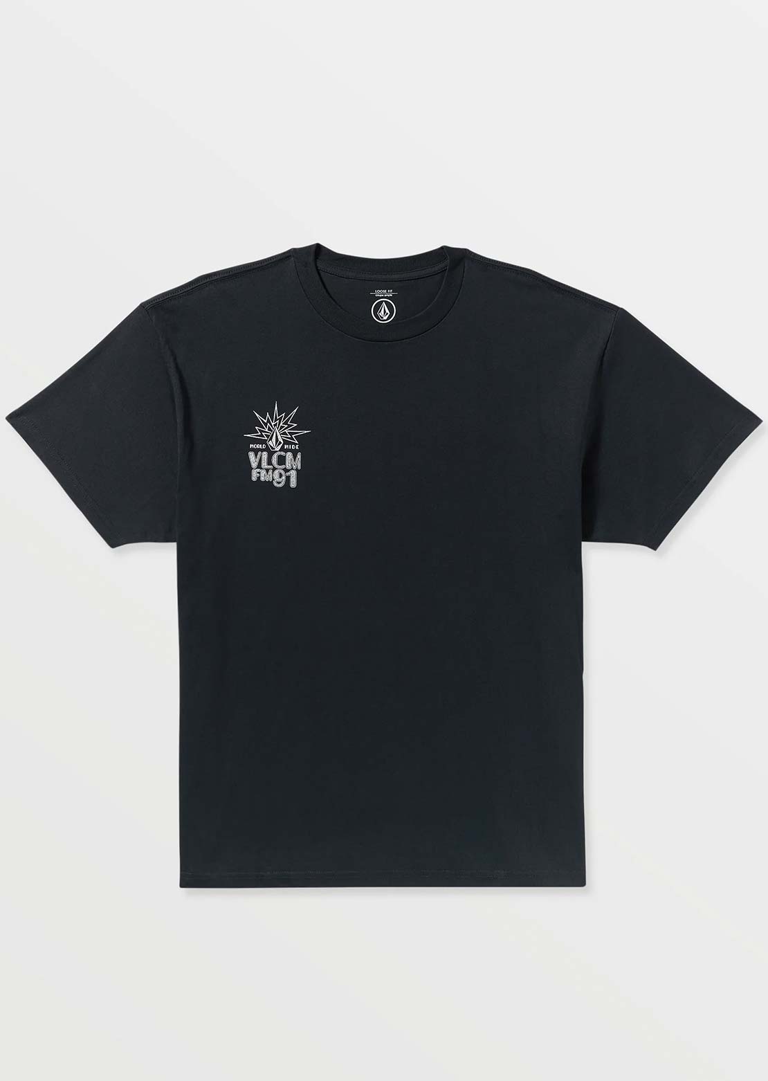 Volcom Men's Tune In T-Shirt Antique Black