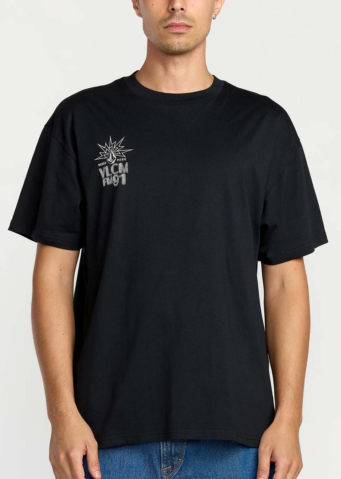 Volcom Men's Tune In T-Shirt Antique Black