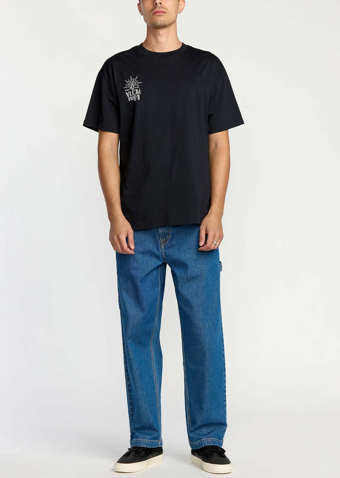 Volcom Men's Tune In T-Shirt Antique Black
