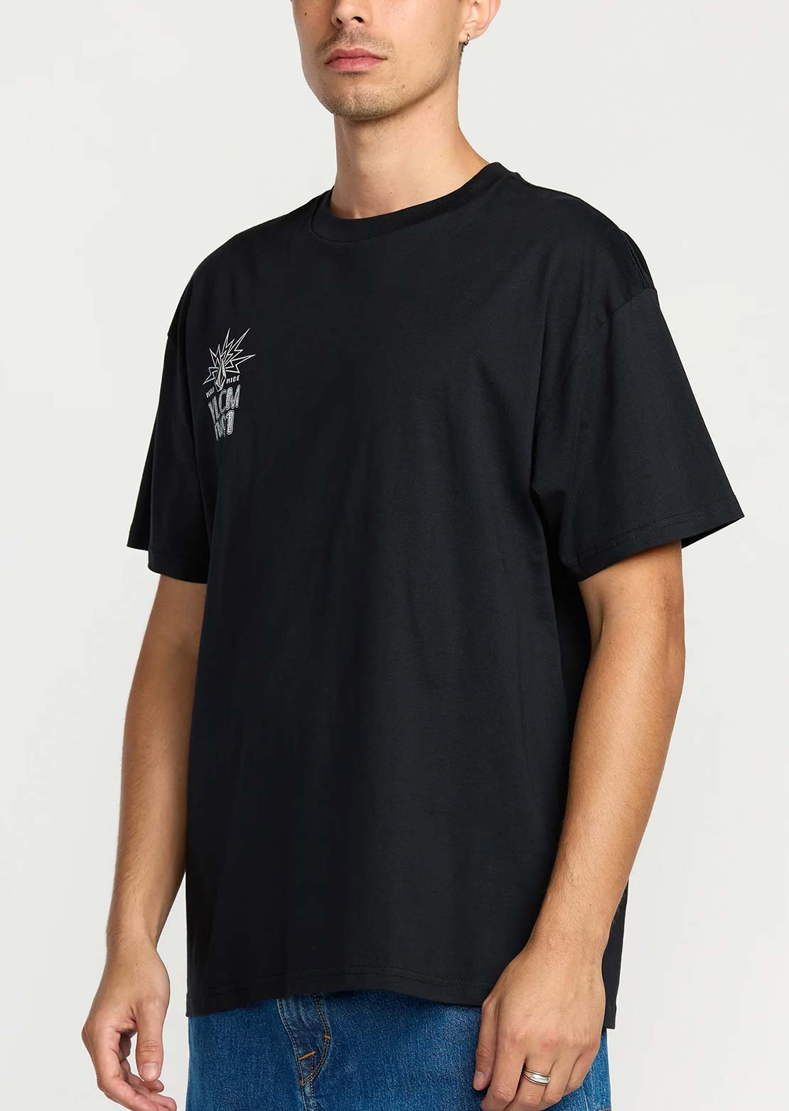 Volcom Men's Tune In T-Shirt Antique Black