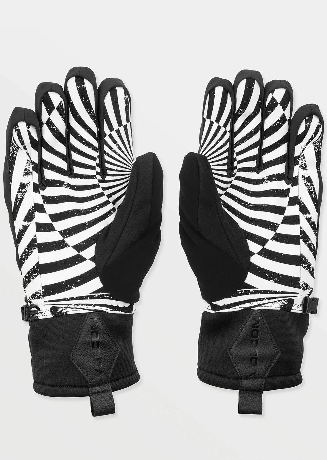 Volcom Men's V.Co Nyle Gloves Black Print