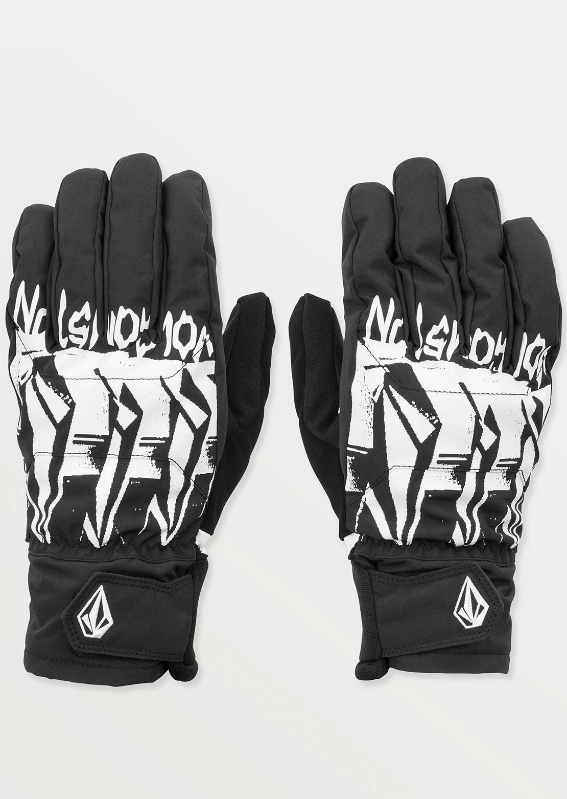 Volcom Men's V.Co Nyle Gloves Black Print