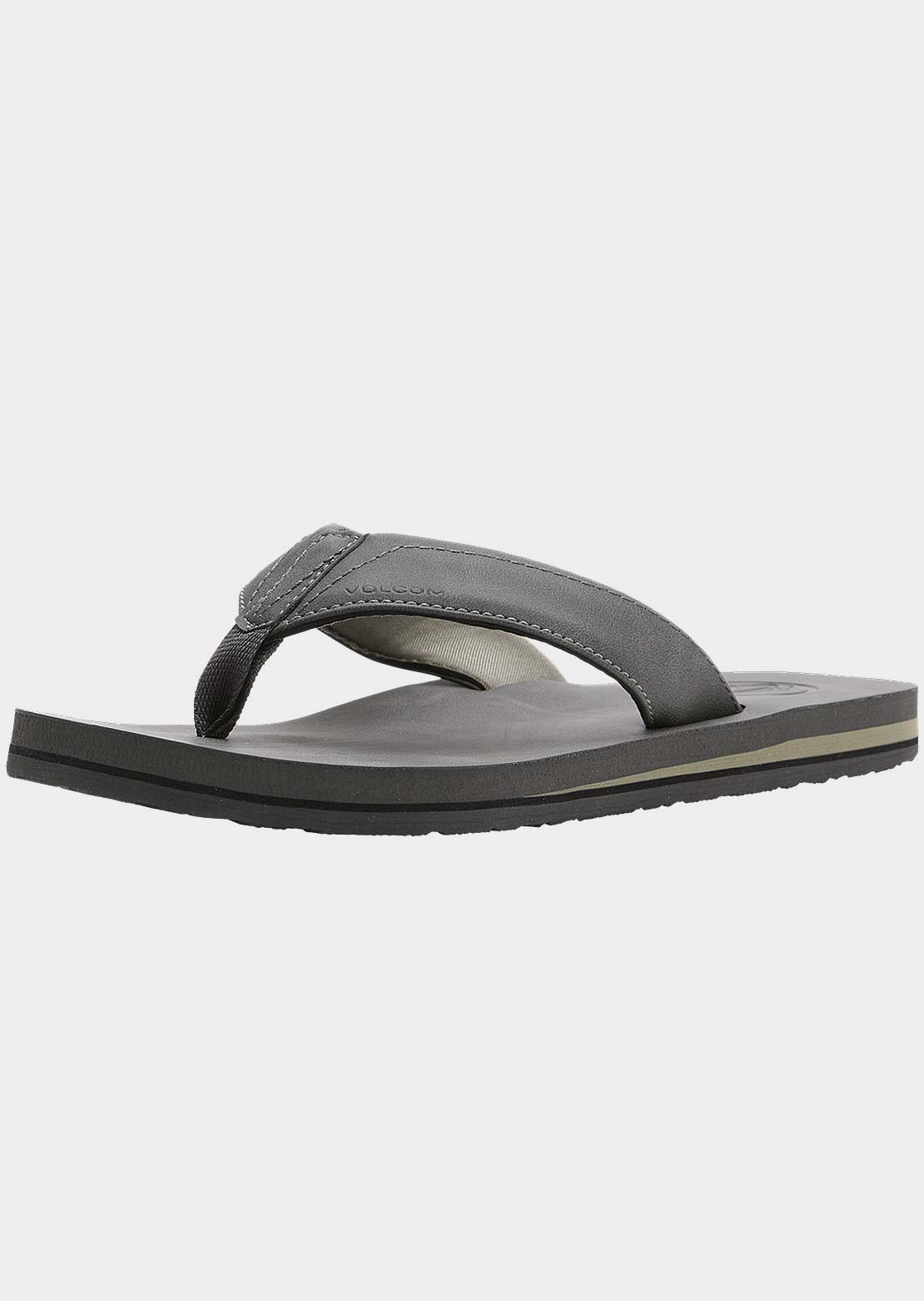 Volcom Men's Victor Lx Sandals Grey Vintage