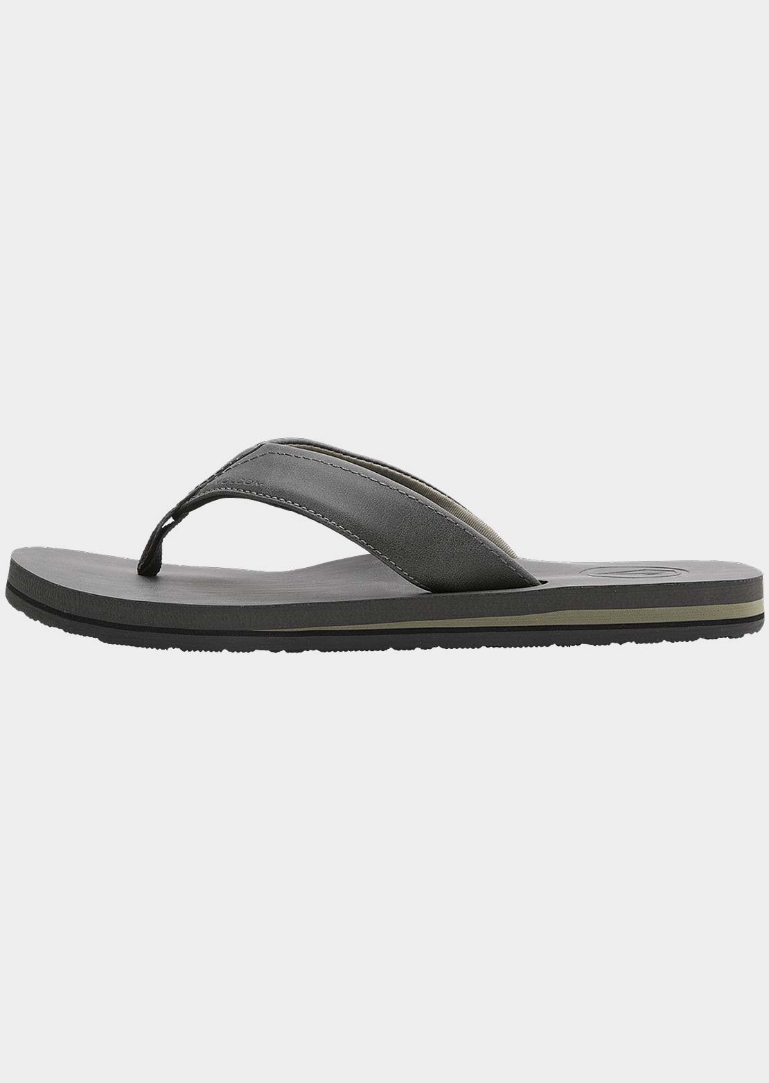 Volcom Men's Victor Lx Sandals Grey Vintage
