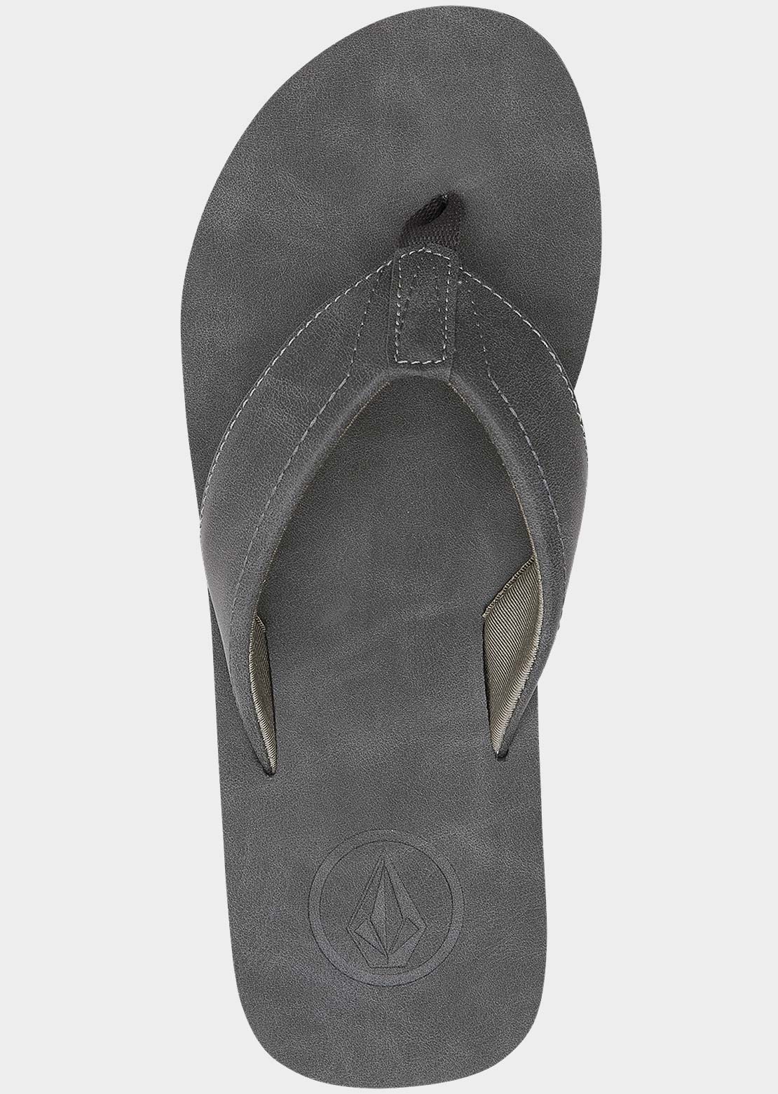 Volcom Men's Victor Lx Sandals Grey Vintage