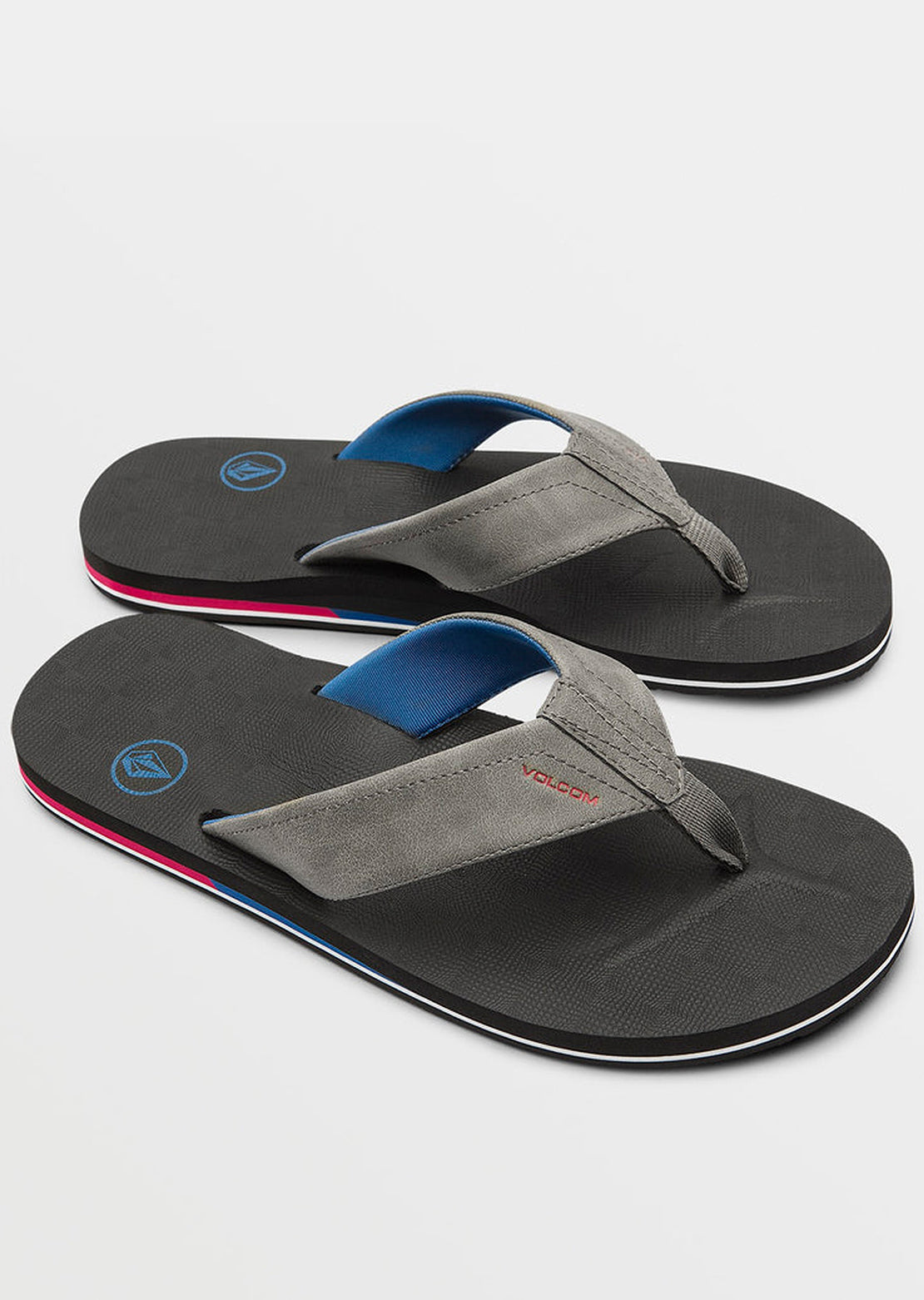 Volcom Men's Victor Slipper Cement Grey
