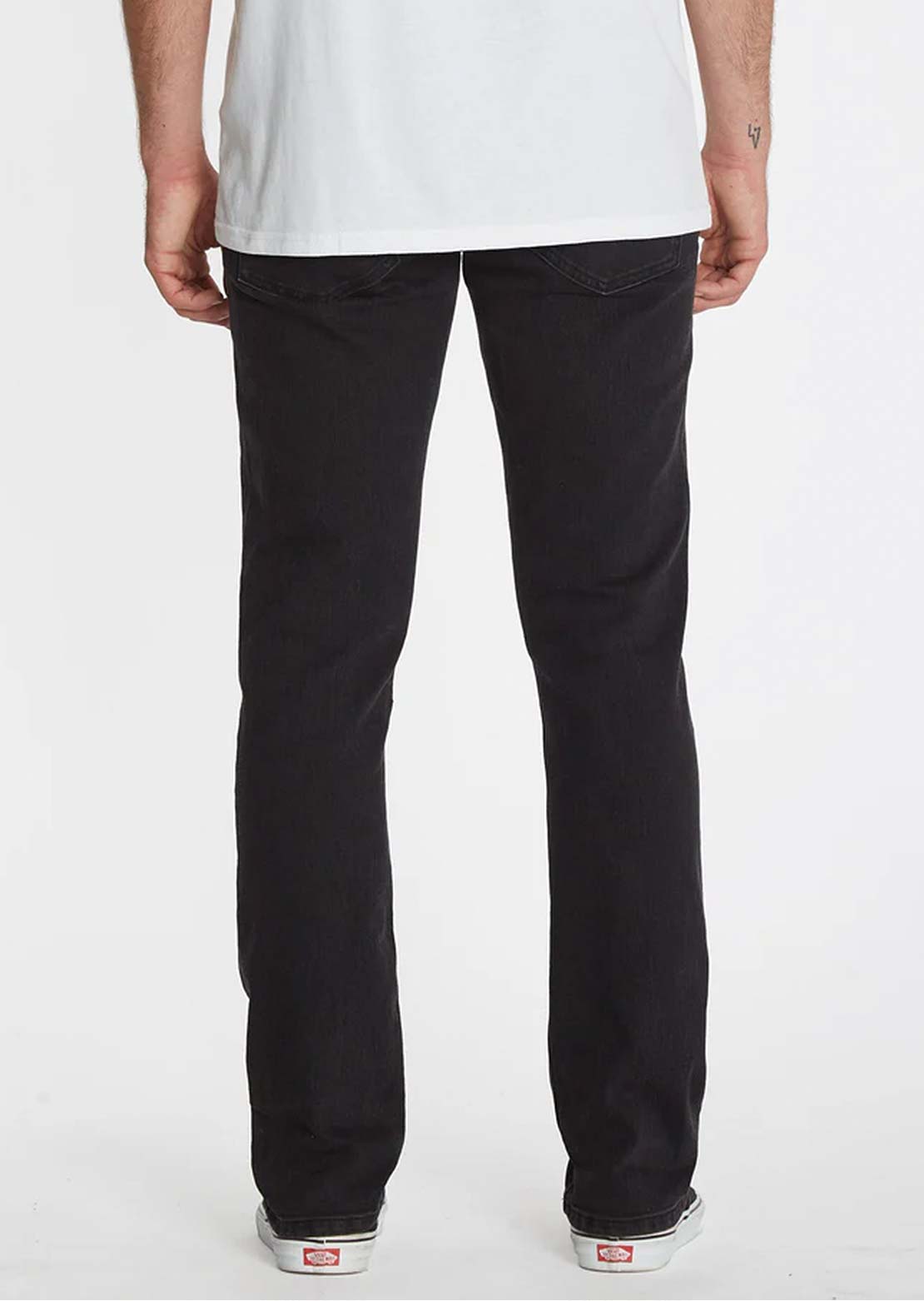 Volcom Men's Vorta Denim Pants Black Out