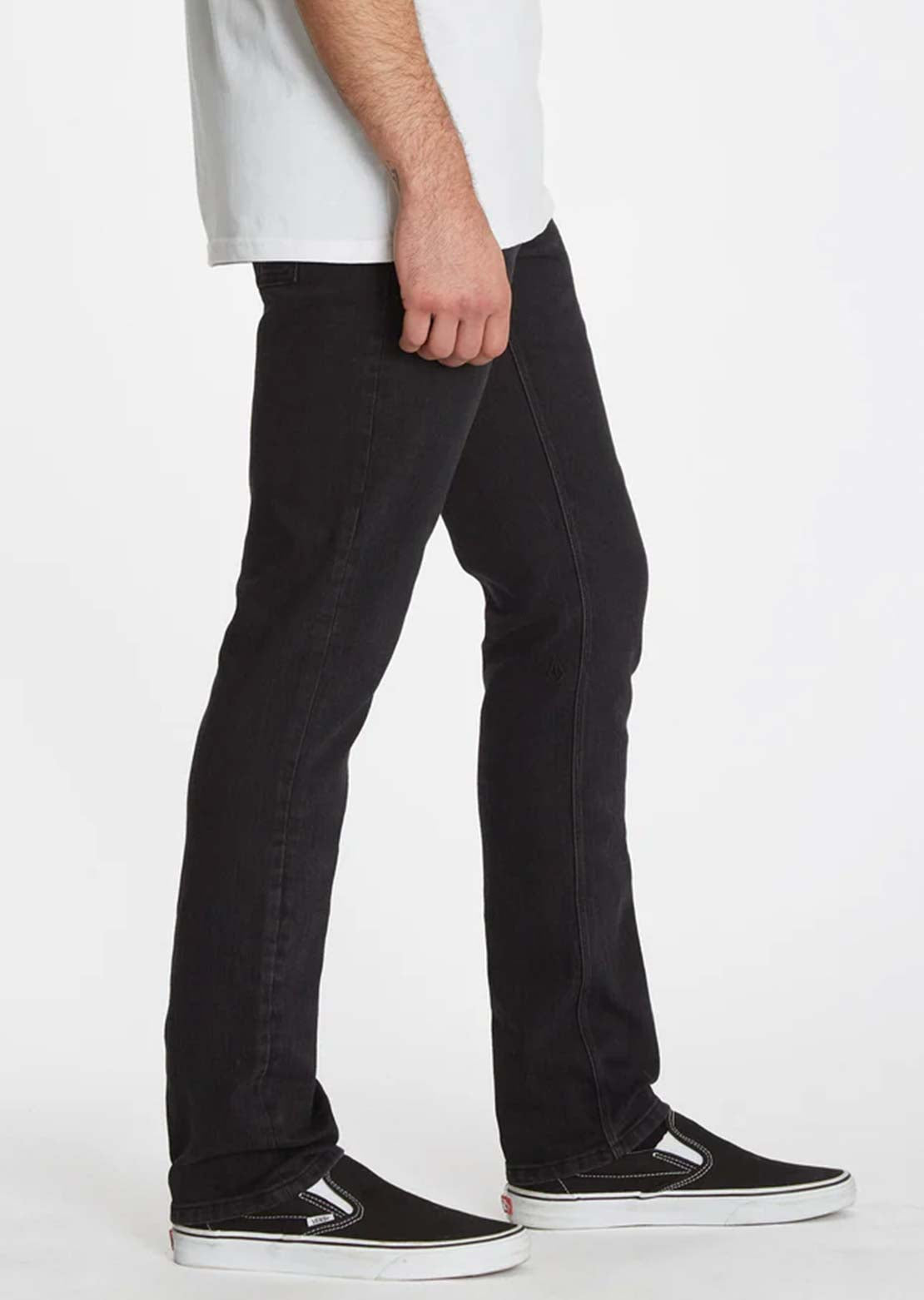 Volcom Men's Vorta Denim Pants Black Out