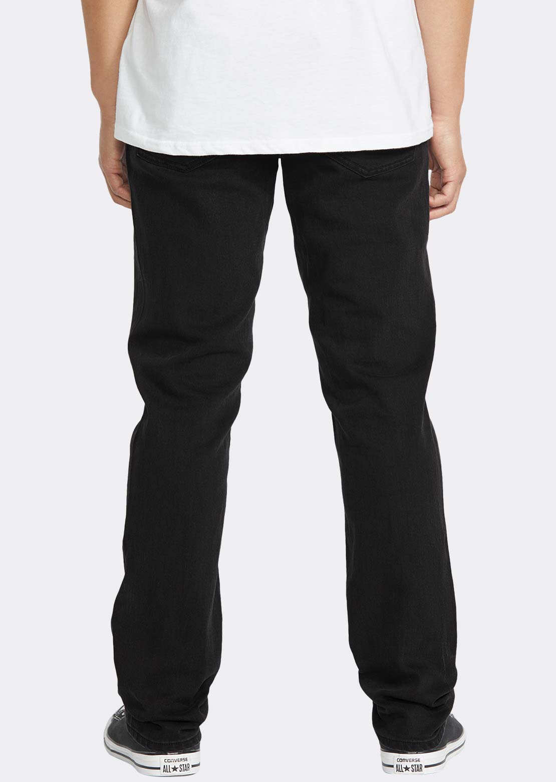 Volcom Men's Vorta Denim Pants Black Out