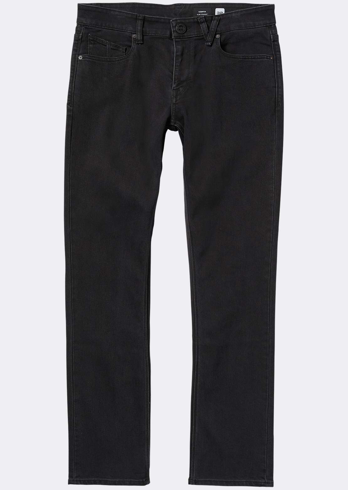 Volcom Men's Vorta Denim Pants Black Out