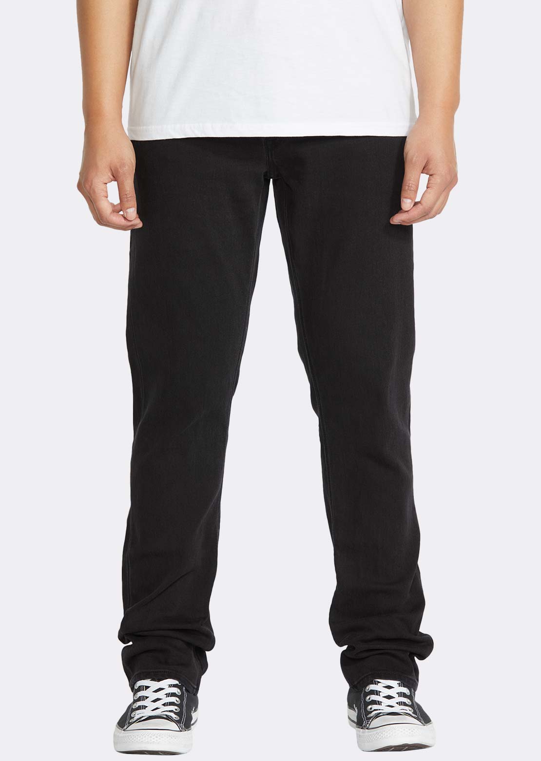 Volcom Men's Vorta Denim Pants Black Out