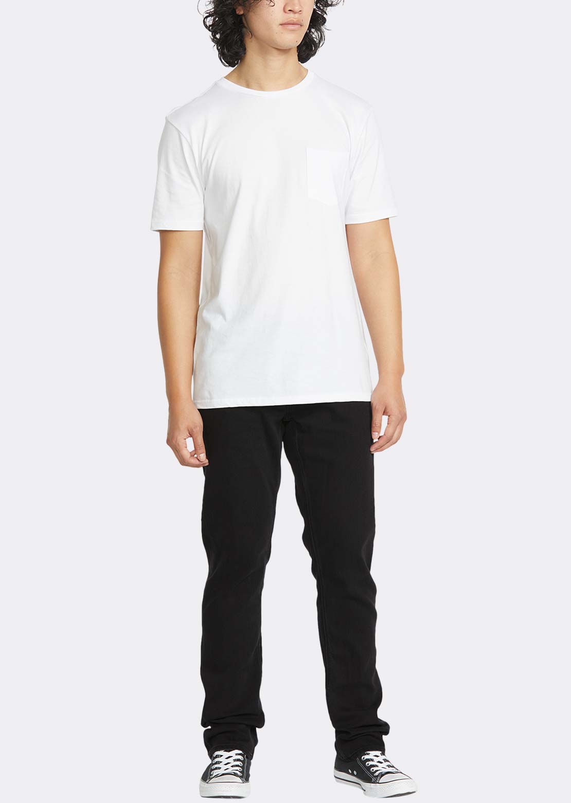 Volcom Men's Vorta Denim Pants Black Out