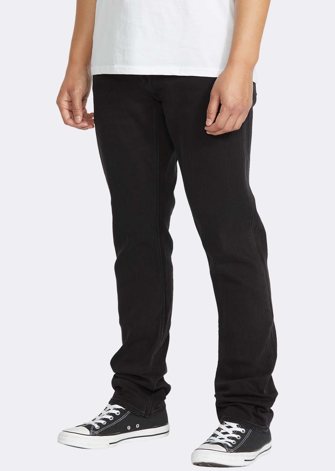Volcom Men's Vorta Denim Pants Black Out