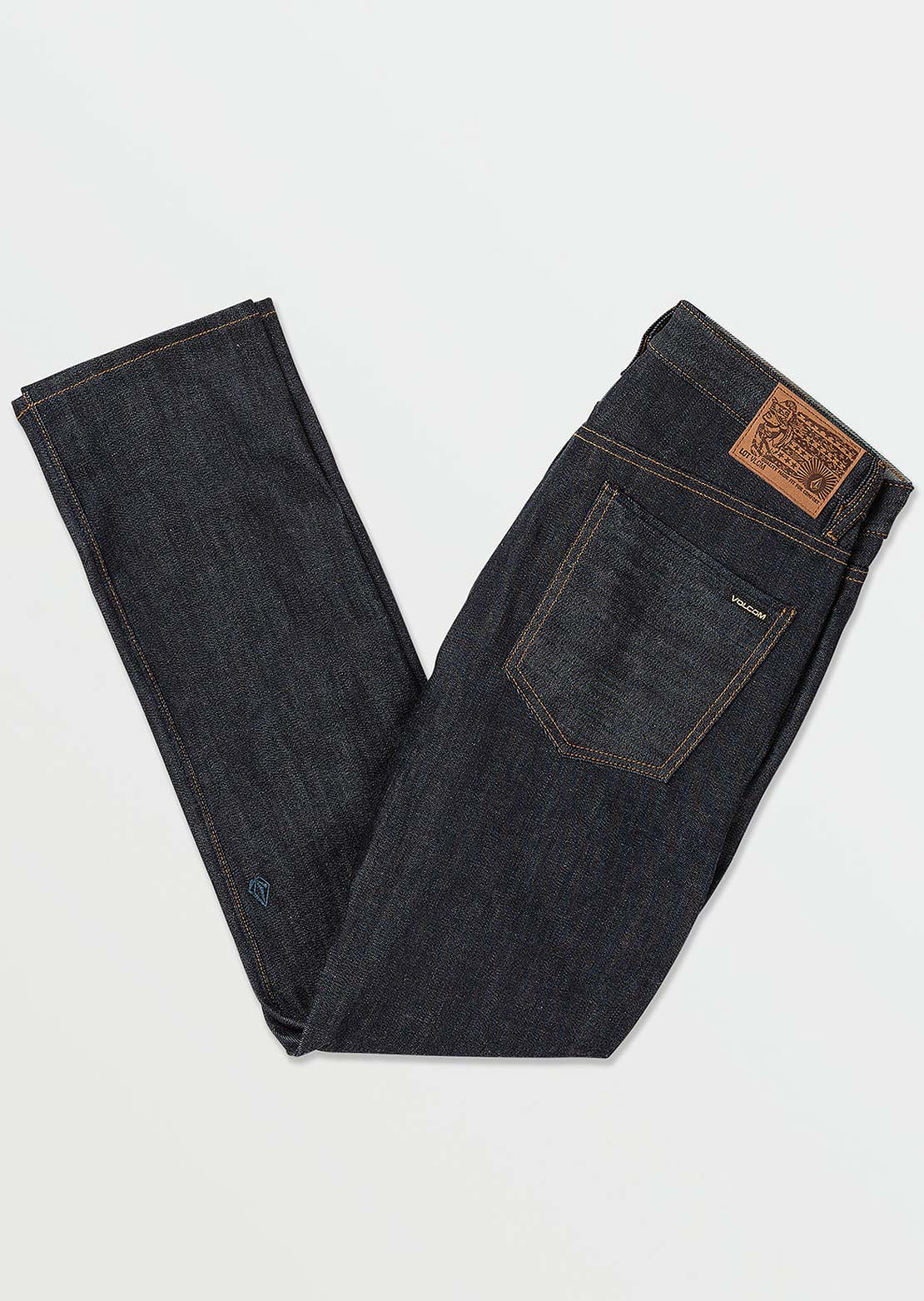 Volcom Men&#39;s Vorta Denim Pants Rinse