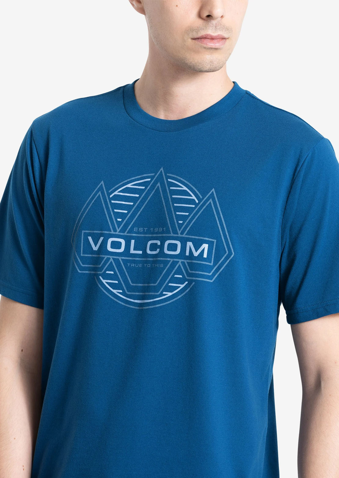 Volcom Men's Walker T-Shirt Cosmic Blue